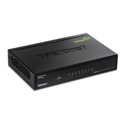 Trendnet TEG-S82g 8-Port Gigabit GREENnet Switch Fiche technique | Fixfr