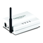 Trendnet TEW-MFP1 1-Port Wireless N Multi-Function USB Print Server Fiche technique