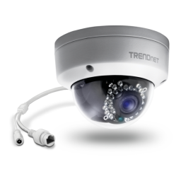 Trendnet TV-IP321PI Indoor / Outdoor 1.3 MP HD PoE Dome IR Network Camera Manuel utilisateur | Fixfr