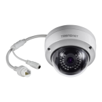 Trendnet TV-IP325PI Indoor/Outdoor 1MP H.264 PoE IR Dome Network Camera Fiche technique