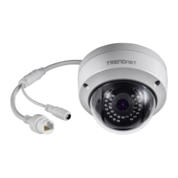 Trendnet TV-IP325PI Indoor/Outdoor 1MP H.264 PoE IR Dome Network Camera Manuel utilisateur | Fixfr