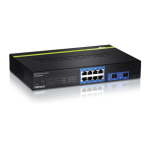 Trendnet TEG-082WS 10-Port Gigabit Web Smart Switch Fiche technique