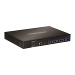 Trendnet TEG-30102WS 10-Port 2.5GBASE-T Web Smart Switch Fiche technique