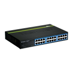 Trendnet TEG-S16Dg 16-Port Gigabit GREENnet Desktop Switch Fiche technique