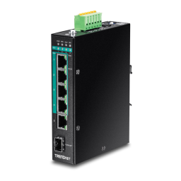 Trendnet TI-G160WS 16-Port Industrial Gigabit Web Smart DIN-Rail Switch Fiche technique | Fixfr