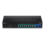 Trendnet TPE-082WS 10-Port Gigabit Web Smart PoE+ Switch Manuel utilisateur