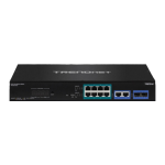 Trendnet TPE-3012LS 12-Port Gigabit PoE+ Smart Surveillance Switch Fiche technique