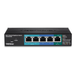 Trendnet TPE-P521ES 5-Port Gigabit PoE+ Powered EdgeSmart Switch Fiche technique