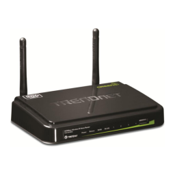 Trendnet TEW-652BRU N300 Wireless Home Router Manuel utilisateur | Fixfr