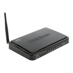 Trendnet TEW-718BRM N150 Wireless ADSL 2/2+ Modem Router Fiche technique