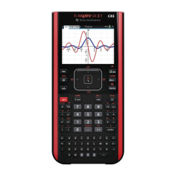TI-Nspire CX CAS : Assistance IA et Téléchargement PDF | Fixfr