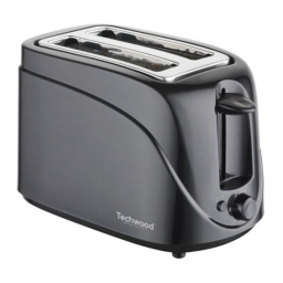Techwood TGP-202 Grille Pain Manuel utilisateur | Fixfr