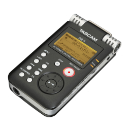 Tascam DR-1 Manuel utilisateur | Fixfr