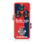 TC Electronic SUB 'N' UP OCTAVER Guitar and Bass Manuel du propri&eacute;taire