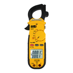 UEi DL479 AC 600A True RMS HVAC/R Clamp Meter Manuel du propriétaire | Fixfr