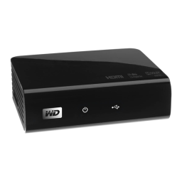 Western Digital TV HD MEDIA PLAYER Manuel utilisateur | Fixfr