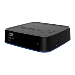 Western Digital TV PLAY Manuel utilisateur | Fixfr