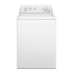 Whirlpool 3LWTW4705FW Washing machine Manuel utilisateur | Fixfr