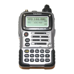 YAESU VX-7R Manuel utilisateur | Fixfr