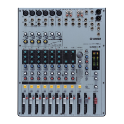 Yamaha MW12C Music Mixer Manuel utilisateur | Fixfr