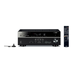 Yamaha RX-V577, RX-V477 Mode d'emploi + AI Chat & PDF | Fixfr