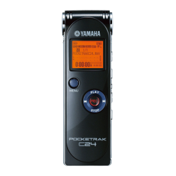 Yamaha POCKETRAK C24 Manuel utilisateur | Fixfr