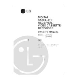 LG LSV-701W Manuel du propriétaire | Fixfr