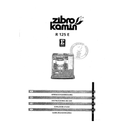 Zibro Kamin R 125 E Manuel d'utilisation | AI Chat | Fixfr