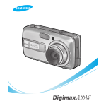 Samsung DIGIMAX A55W Manuel utilisateur