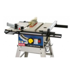 Ryobi BT3000 Scie à table: AI Chat & PDF Access | Fixfr
