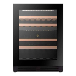 Witt WU6082H-2P39 wine cooler Manuel du propriétaire | Fixfr