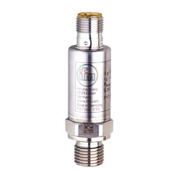 IFM PT5503 Pressure transmitter Mode d'emploi | Fixfr