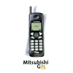 Mitsubishi G75 Manuel utilisateur