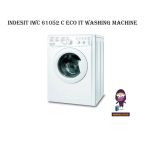 Indesit IWC 61052 C ECO IT Washing machine Manuel utilisateur