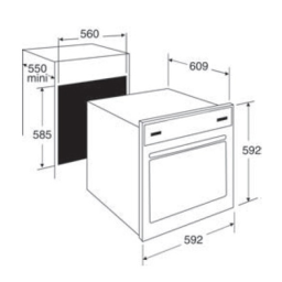 Brandt FE1011XS Built-in enamel oven Manuel utilisateur | Fixfr