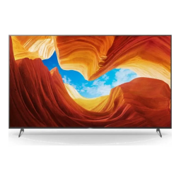 Sony KE85XH9096 Android TV Full Array Led TV LED Product fiche | Fixfr