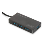 Digitus DA-70240-1 USB 3.0 Office Hub, 4-Port Guide de d&eacute;marrage rapide