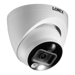 Lorex C861XC-W DEAL OF THE DAY! 4K Ultra HD Active Deterrence Dome Security Camera Guide de démarrage rapide | Fixfr