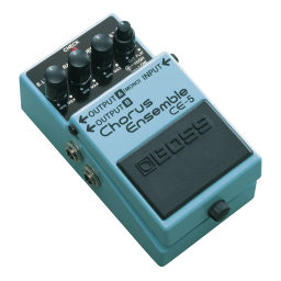 Boss CE-5 Chorus Ensemble Manuel du propriétaire | Fixfr