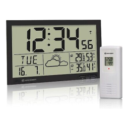 MyTime Jumbo LCD Weather Wall Clock