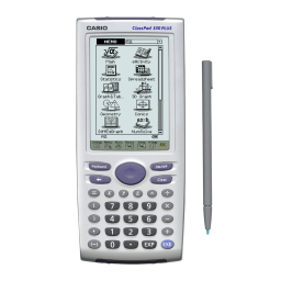 Casio CLASSPAD 330 Manuel utilisateur | Fixfr