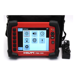 Hilti PSA 100 Moniteur de scan : Chat IA et PDF | Fixfr