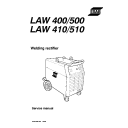 ESAB LAW 510 Manuel utilisateur | Fixfr