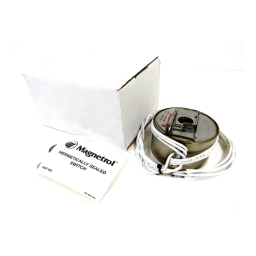 Magnetrol Hermetically Sealed Switch Manuel utilisateur | Fixfr