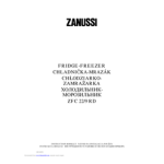 Zanussi ZFC22/9RD Manuel utilisateur