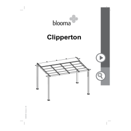 Blooma Clipperton 3 x 4 m Manuel utilisateur | Fixfr