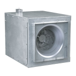 Twin City Fan DSI Square Inline Centrifugal Fan Installation manuel