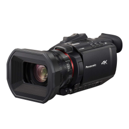 Panasonic HC X2000 Mode d'emploi | Fixfr