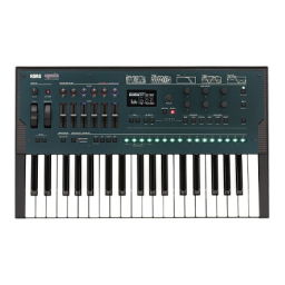 Korg opsix Manuel du propriétaire | Fixfr