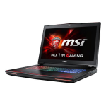 MSI GT72VR DOMINATOR PRO DRAGON (7th Gen) (GEFORCE GTX 1070) notebook Manuel utilisateur